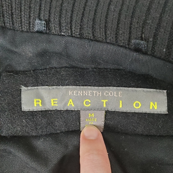 Kenneth Cole Reaction Black Wool Jacket - Picture 4 of 12